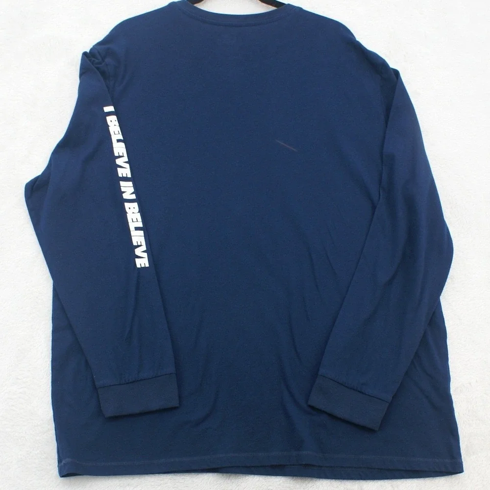 Ted Lasso AFC Richmond Long Sleeve T-Shirt Navy Blue XXL I Believe In Believe